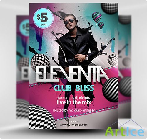 Eleventa Flyer Template PSD