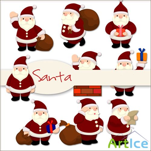 Santa PNG Files