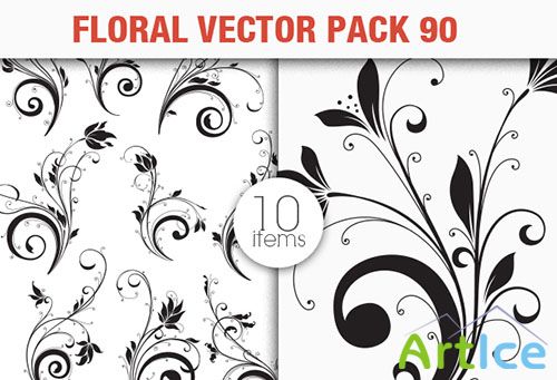 Floral Vector Pack 90