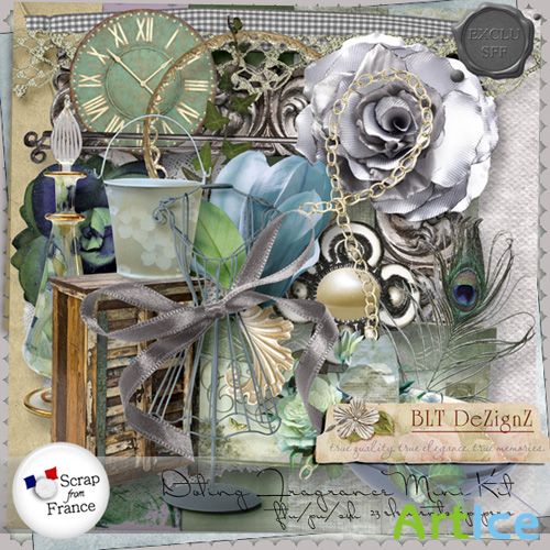 Scrap Set - Doting Fragrance PNG and JPG Files