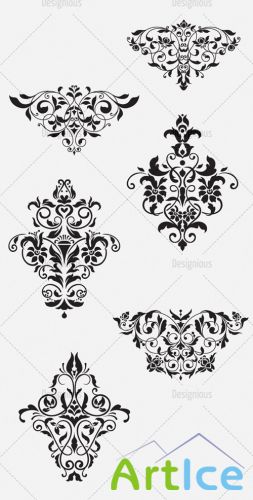 Vector Floral Set 124