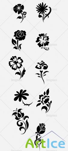 Vector Floral Set 125