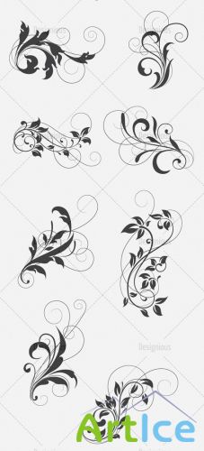 Vector Floral Set 128