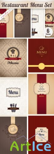 Vector Restaurant Menu