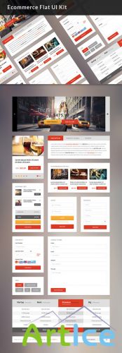 Designtnt - Ecommerce Flat UI Kit