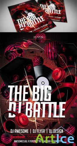 Dj Battle Flyer Template PSD