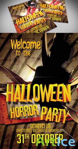 Halloween Flyer Template PSD