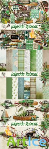 Scrap Set - Lakeside Retreat PNG and JPG Files