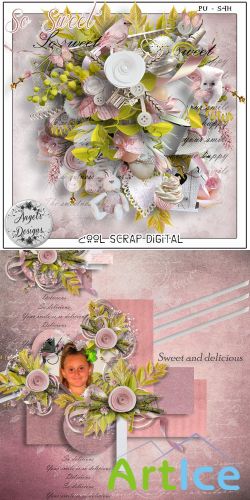 Scrap Set - So Sweet PNG and JPG Files