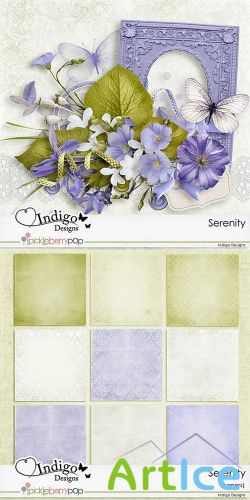 Scrap Kit - Serenity PNG and JPG Files