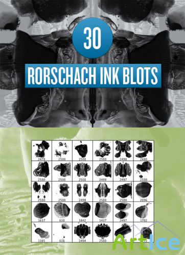 Rorschach Inc Blot Photoshop Brushes