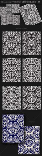 Seamless Patterns Vector Pack 149