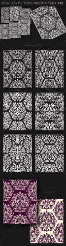 Seamless Patterns Vector Pack 148