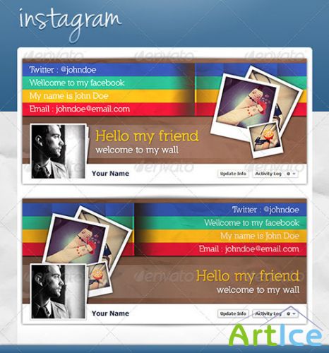 GraphicRiver - FB Cover - Instagram 3832194