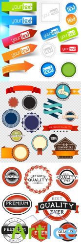 Vector Set Labels and Bages Design