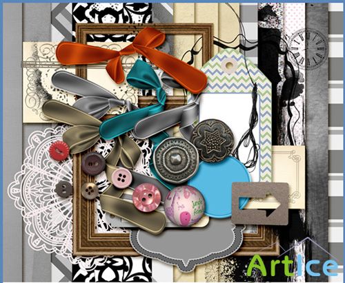 Scrap set - Designer Essentials PNG and JPG Files