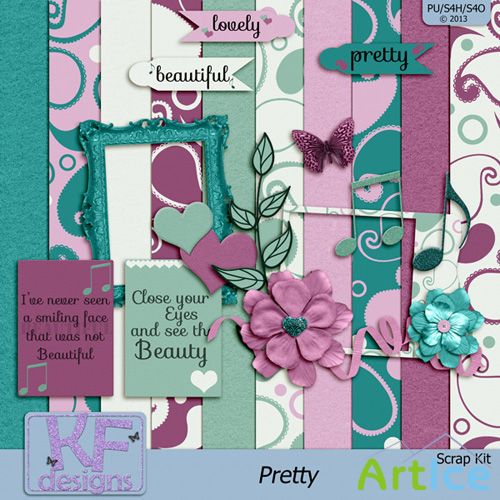 Scrap Set - Pretty PNG and JPG Files