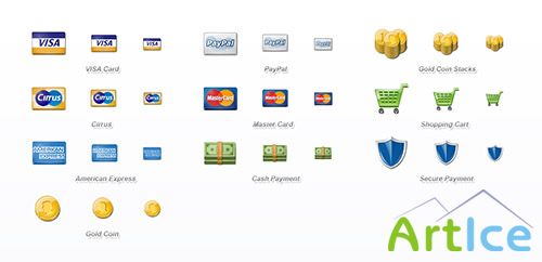 10 Payment Icons Set