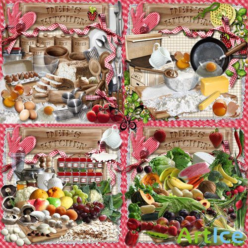 Scrap Set - Debs Kitchen PNG and JPG Files