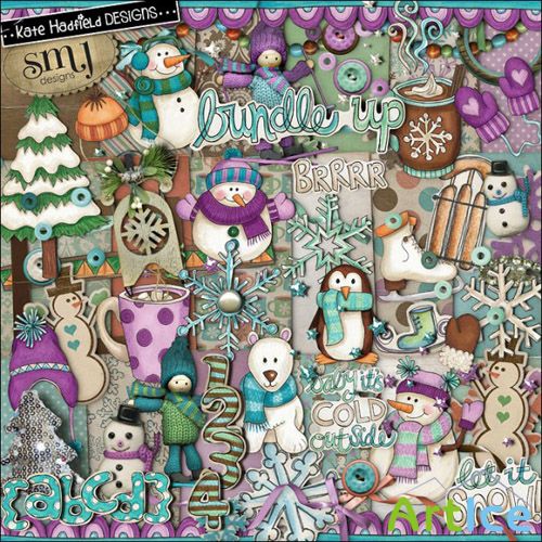 Scrap Set - Bundle Up PNG and JPG Files