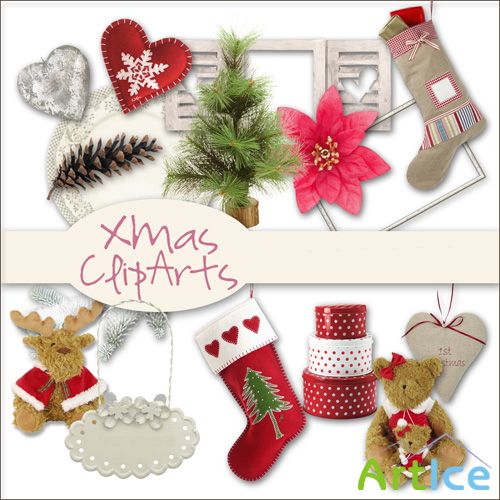 Xmas Clip Arts PNG Files