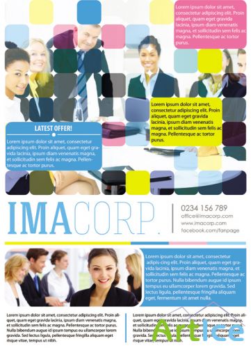 Colorful Corporate Flyer Template