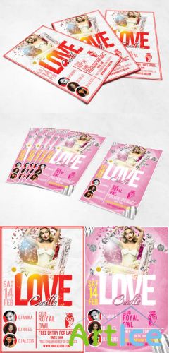 Valentines Day Flyers - Love Cradle