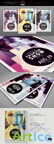 Boston Fashion Show Flyer/Poster PSD Template #2