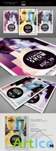 Boston Fashion Show Flyer Template 2