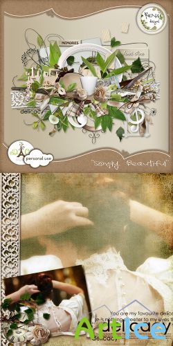 Scrap Set - Simply Beautiful PNG and JPG Files