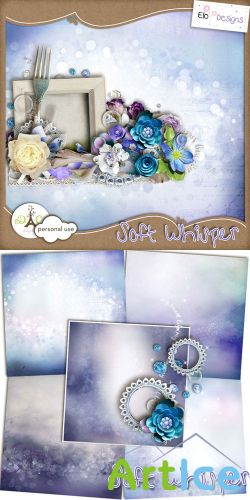 Scrap Set - Soft Whisper PNG ad JPG Files