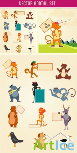 Designtnt - Animals Vector Set 2