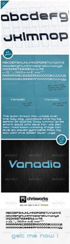 GraphicRiver - Vanadio - TTF Fonts