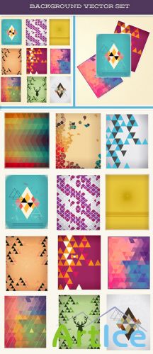 Designtnt - Backgrounds Vector Set 2