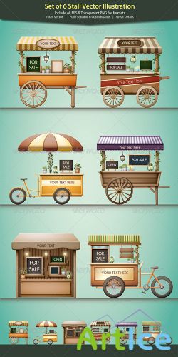 GraphicRiver - Stall Vector Illustration 5404573