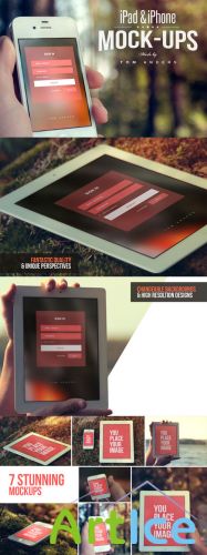 IPad iPhone Mock-up Templates