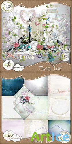 Scrap - Sweet Love PNG and JPG Files