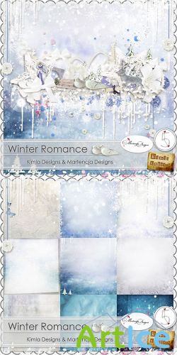 Scrap - Winter Romance PNG and JPG Files