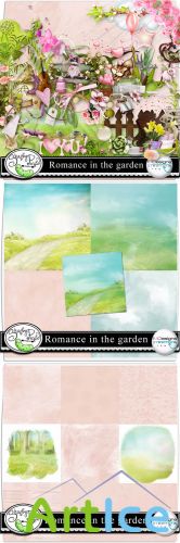 Scrap Kit - Romance in the Garden PNG and JPG Files