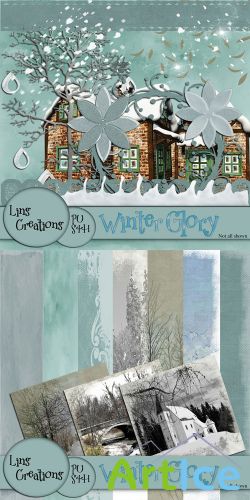 Scrap Set - Winter Glory PNG and JPG Files