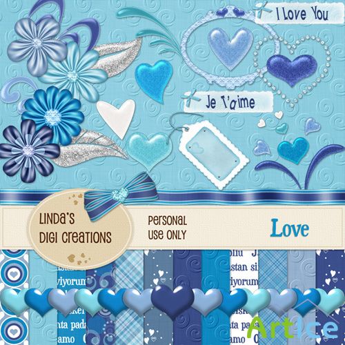 Scrap - Love PNG and JPG Files