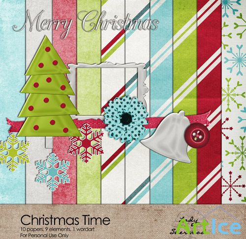 Christmas Time Set 7 PNG and JPG Files