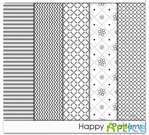 Happy Patterns PNG Files