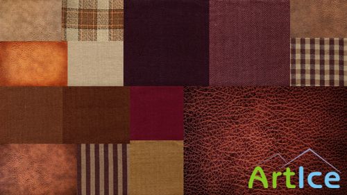 Collection of Wool and Leather Textures