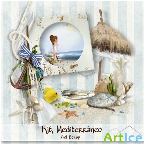 Scrap Set - Mediterraneo PNG and JPG Files