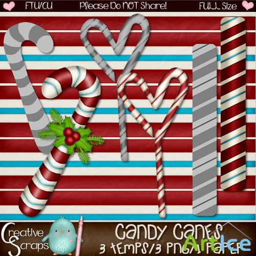 Scrap - Candy Canes