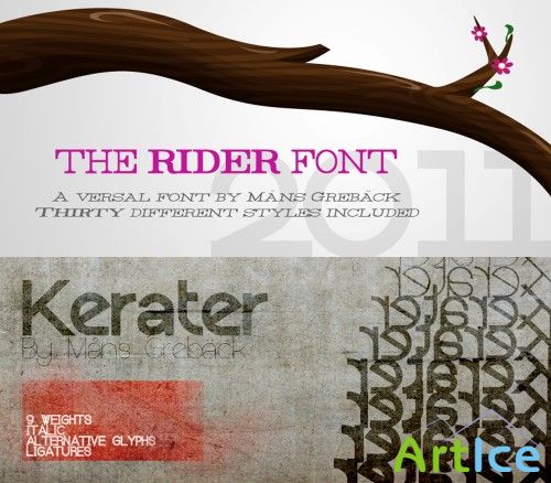 Fonts kerater, rider