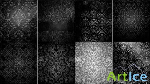 Set of Black Texture with Patterns JPG Files