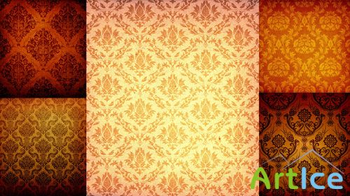 Vintage Patterned Texture in Red Colors JPG Files