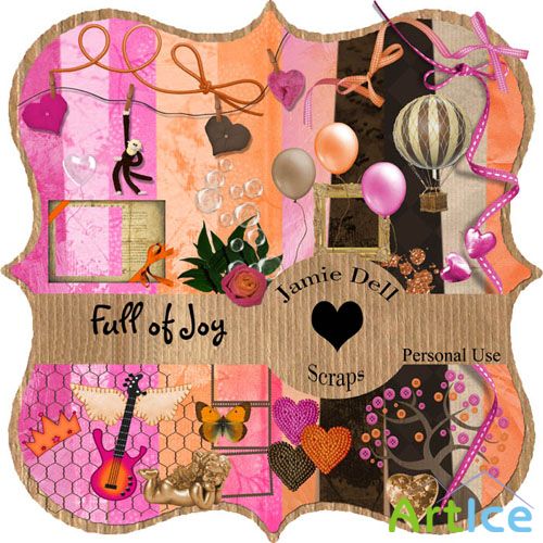 Scrap - Full of Joy PNG and JPG Files